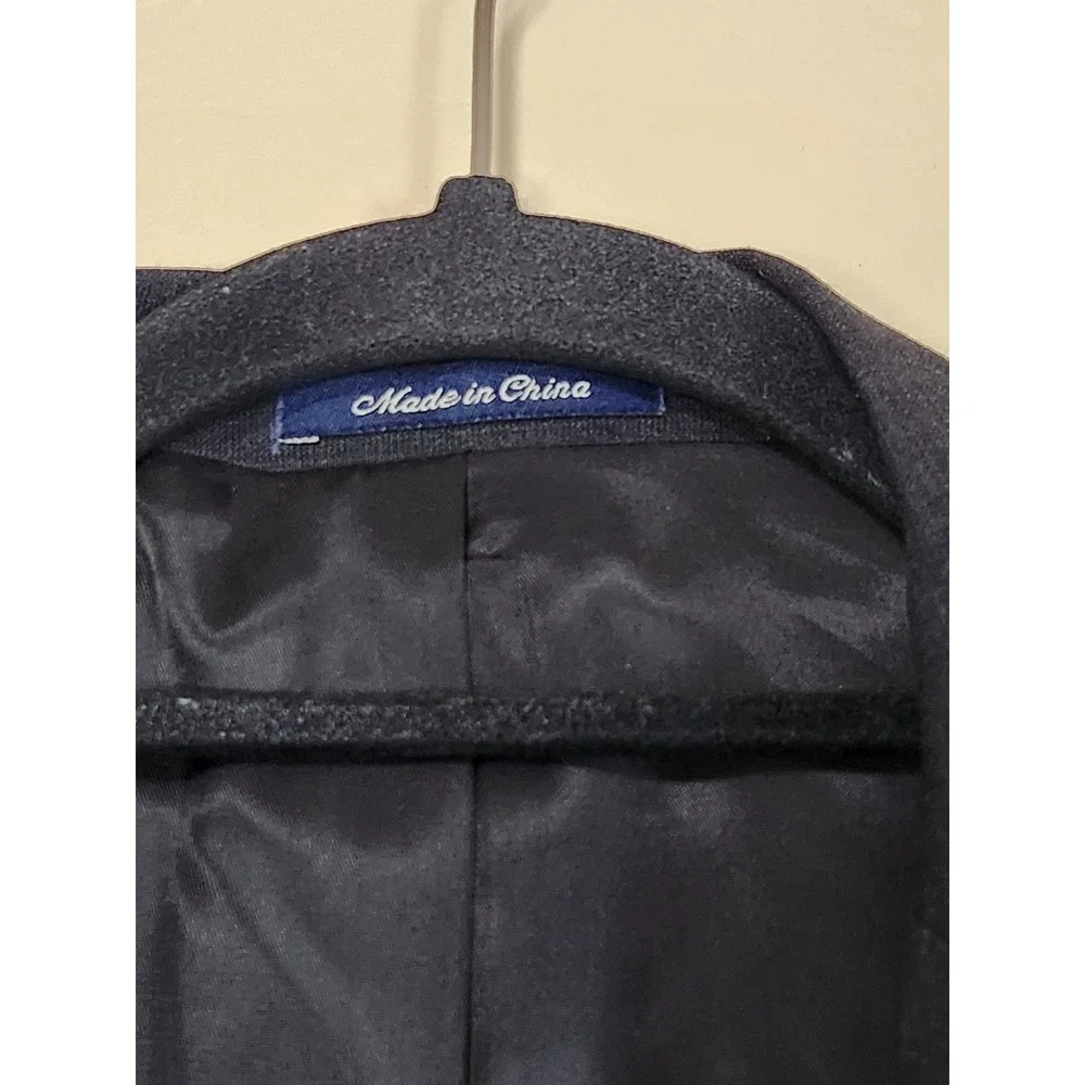 Roundtree and Yorke Suit Jacket Blazer Mens Size‎ 42 Black